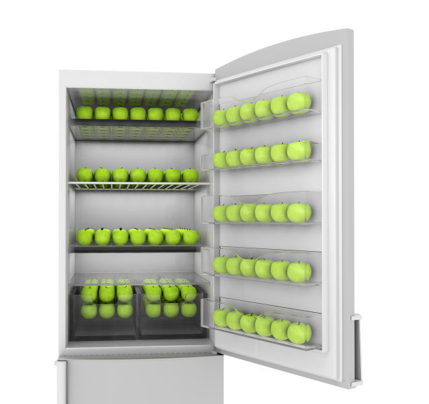 苹果在冰箱里图片下载