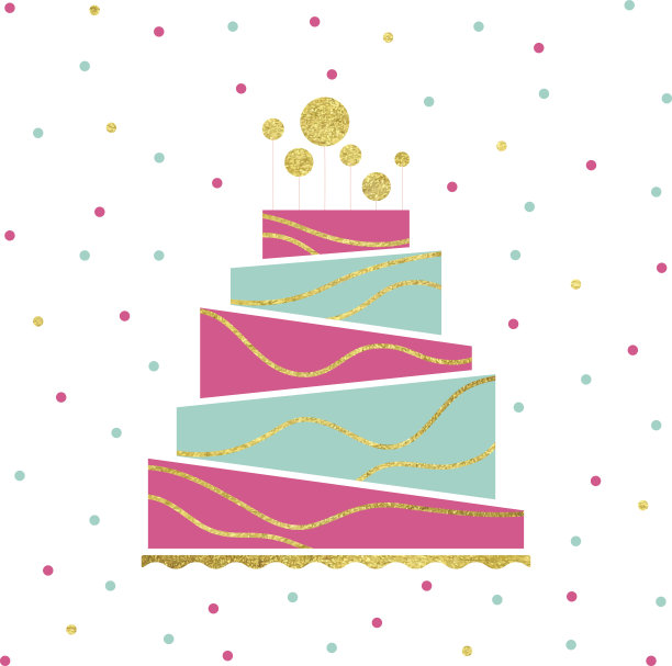 生日蛋糕卡图片下载