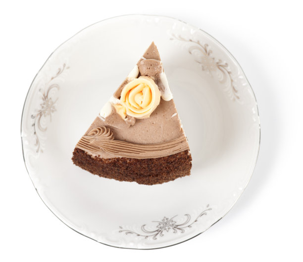 奶油蛋糕盘图片下载