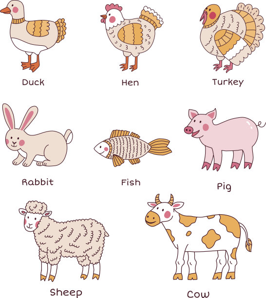 收集农场动物图片下载