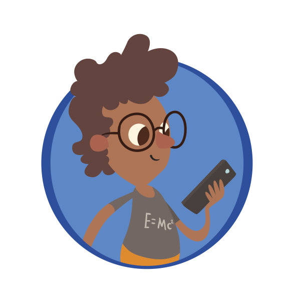 圆圆的蓝框，戴着眼镜的黑小子图片下载