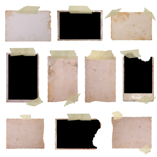 复古相框套装图片下载