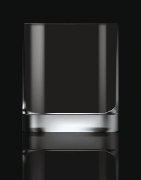 空饮玻璃透明矢量图片下载