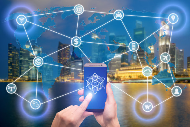 物联网和移动计算概念。图片下载