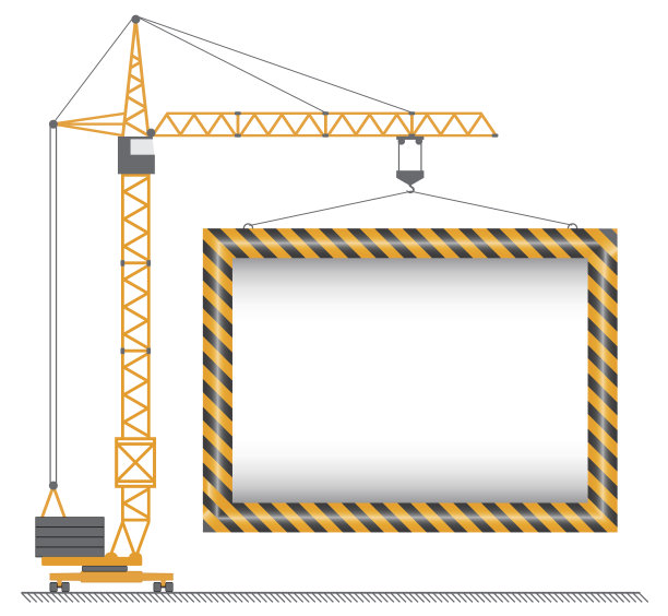 向量起重机图片下载