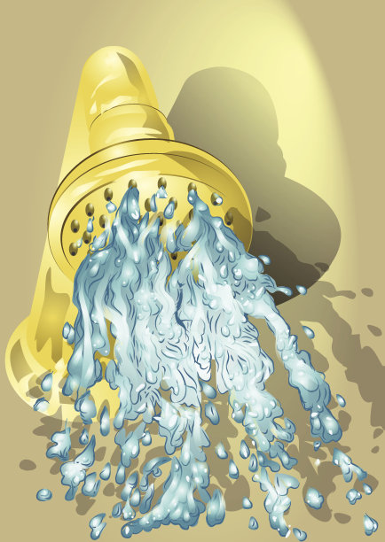 用自来水淋浴图片下载