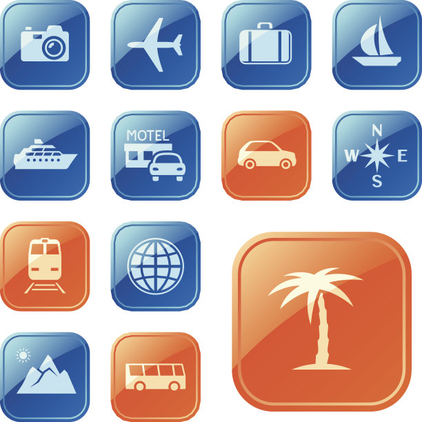 旅游图标/按钮图片下载