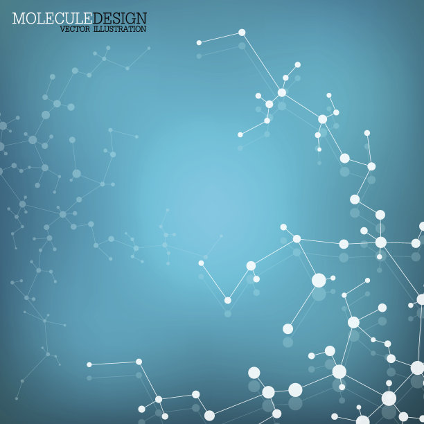 DNA和神经元的结构分子。抽象的背景。医学科学图片下载