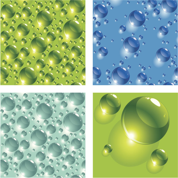 集露珠无缝背景图片下载