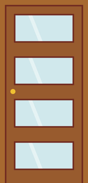 门隔离矢量图。图片下载