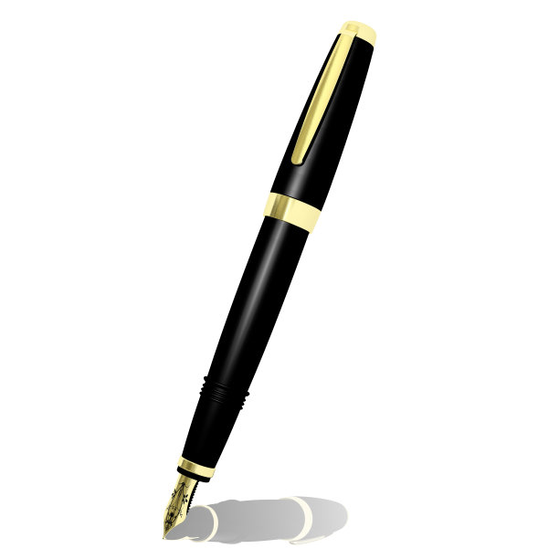 钢笔反射图片下载