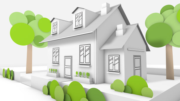 甜蜜的家庭的房子图片下载