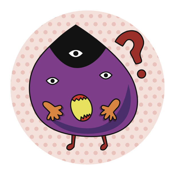 怪物卡通主题元素向量，eps图片下载