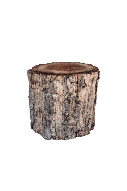 木材孤立的对象在一个白色的背景，保存与剪切图片下载