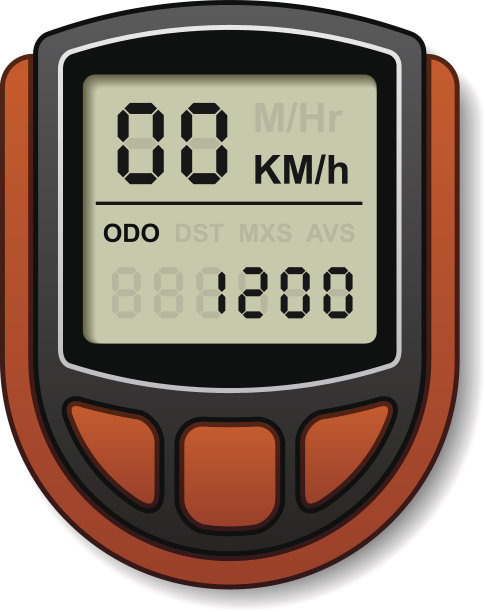 自行车里程表的电脑图片下载