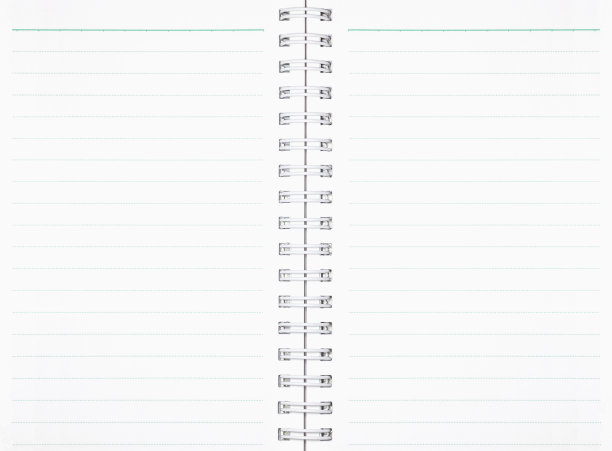 打开笔记本纸页与线为背景和设计。图片下载