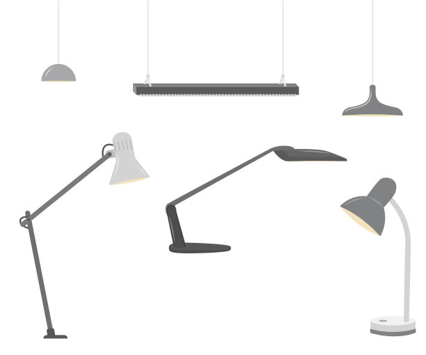 办公室照明设备图片下载