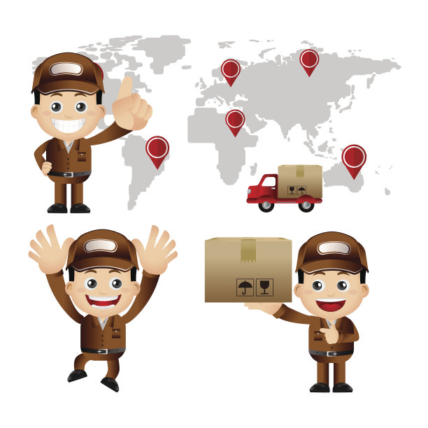 可爱套装-送货员套装图片下载