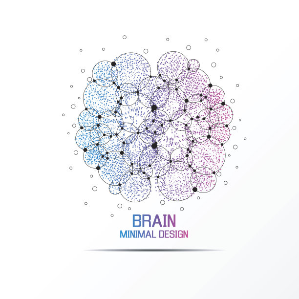 大脑抽象图形图片下载