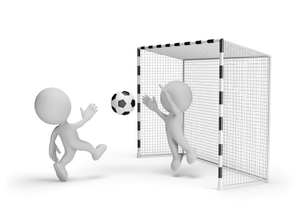 足球运动员进一球图片下载