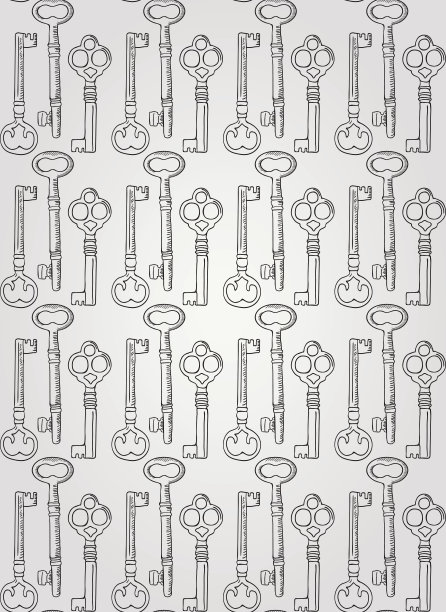 复古手绘无缝图案图片下载