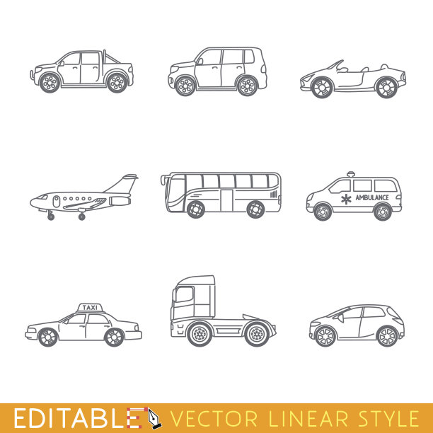 车矢量图素材ID：122375848