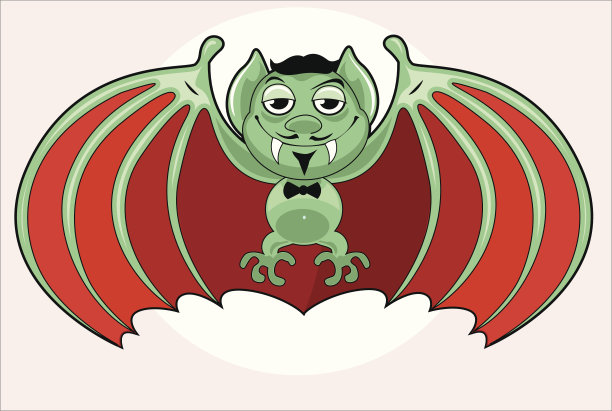 小蝙蝠吸血鬼-万圣节图片下载