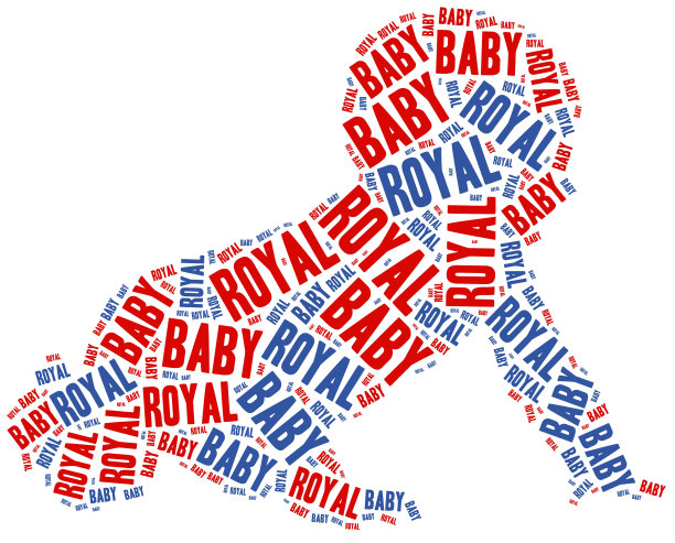 皇家的孩子。词云插图。图片下载