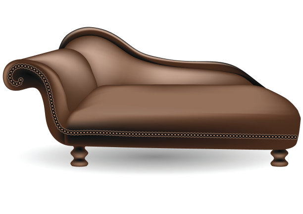 白色背景的沙发图片下载