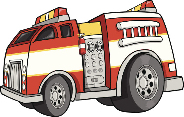 救火车向量图片下载