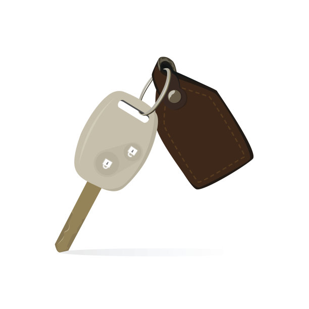 车钥匙，矢量插图，EPS文件包括图片下载