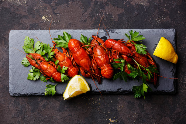 柠檬红煮小龙虾图片下载