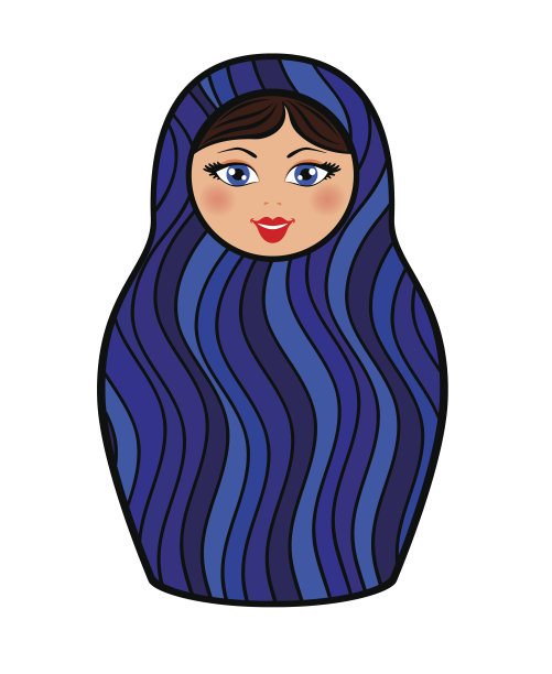 俄罗斯娃娃，俄罗斯套娃。图片下载