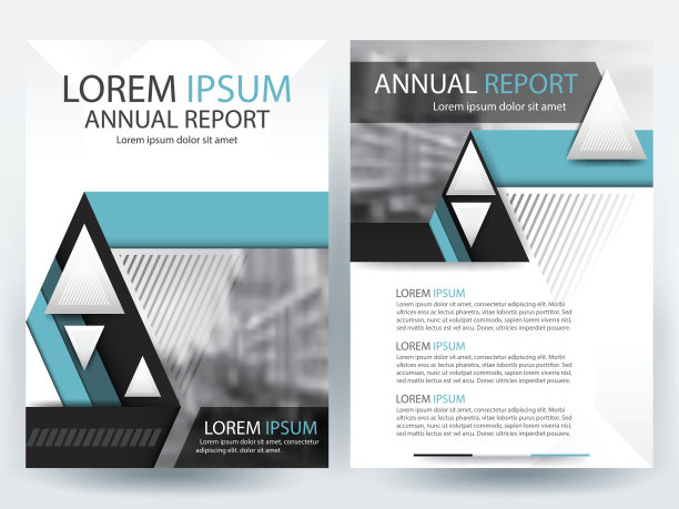 宣传册设计模板布局矢量插图素材图片