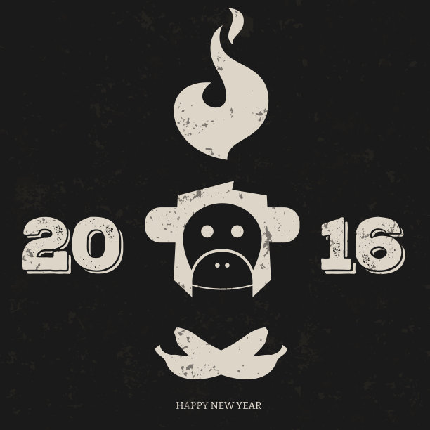 2016年象征的设计灵感是猴子图片下载
