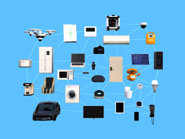 物联网概念的消费产品图片下载