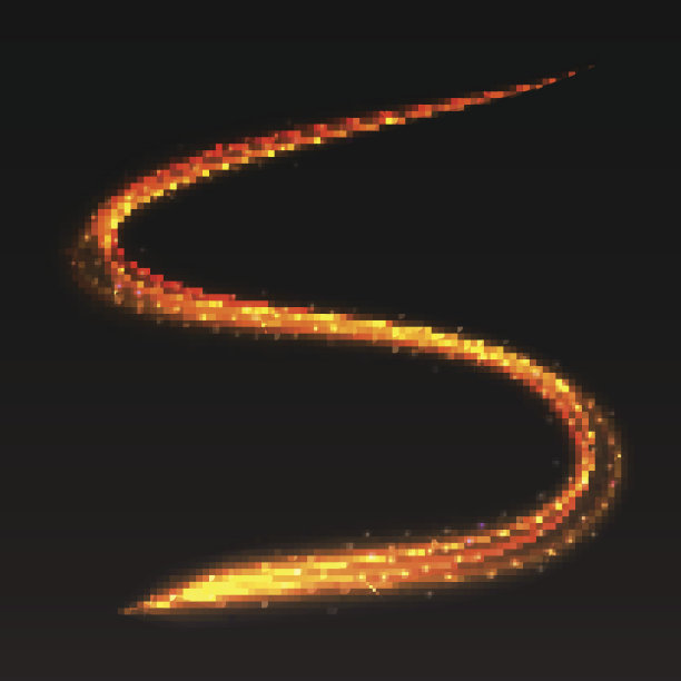 光的矢量轨迹素材图片