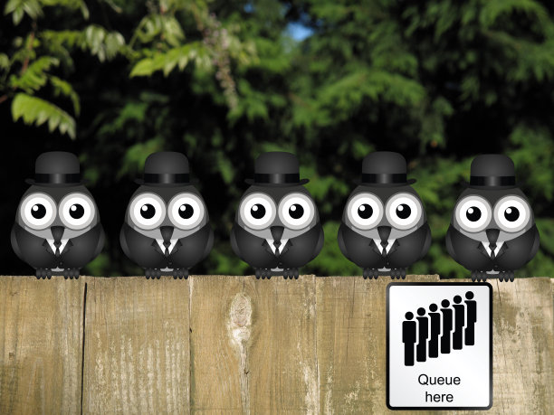 在此排队签图片下载