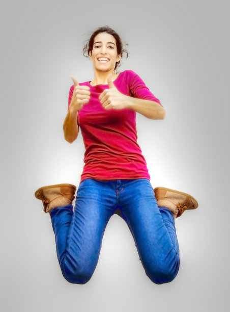 美丽的女人与HDR处理图片下载