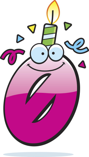 卡通零号生日图片下载