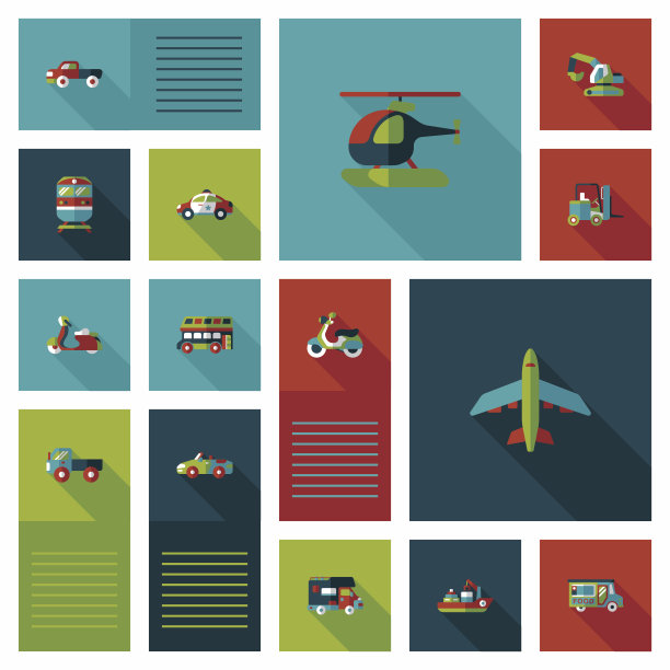 交通ui平面设计背景设置，eps10图片下载