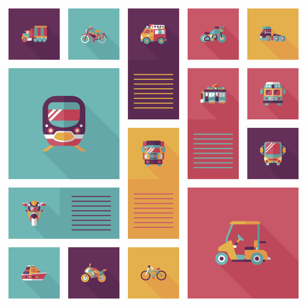 交通ui平面设计背景设置，eps10图片下载