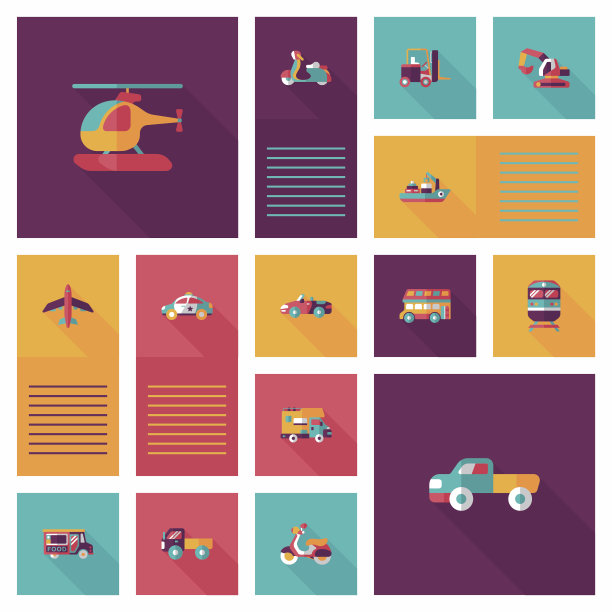 交通ui平面设计背景设置，eps10图片下载