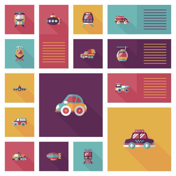 交通ui平面设计背景设置，eps10图片下载