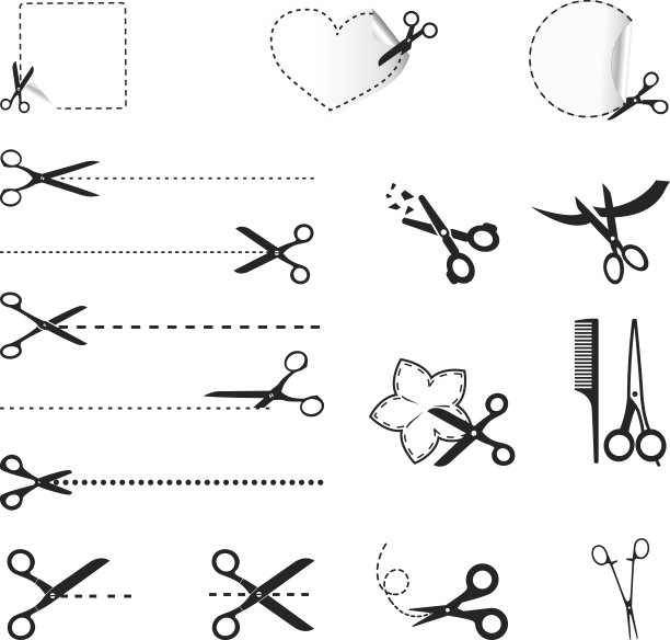 剪刀图标图片下载