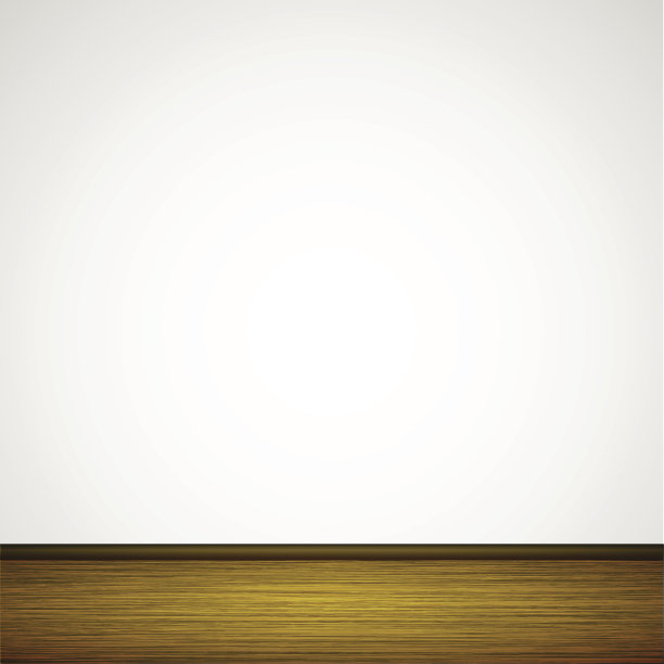 矢量墙与木地板图片下载