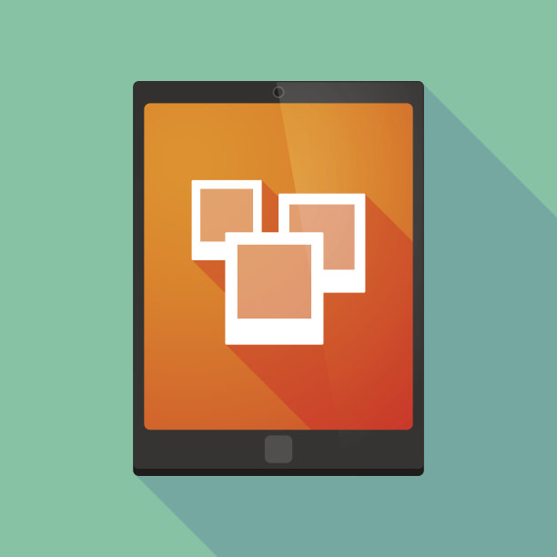 平板电脑图标与一堆照片图片下载