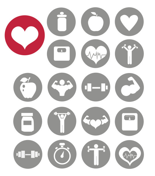 健身的图标图片下载