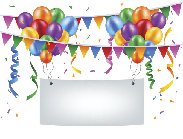 生日背景与空白标志图片下载