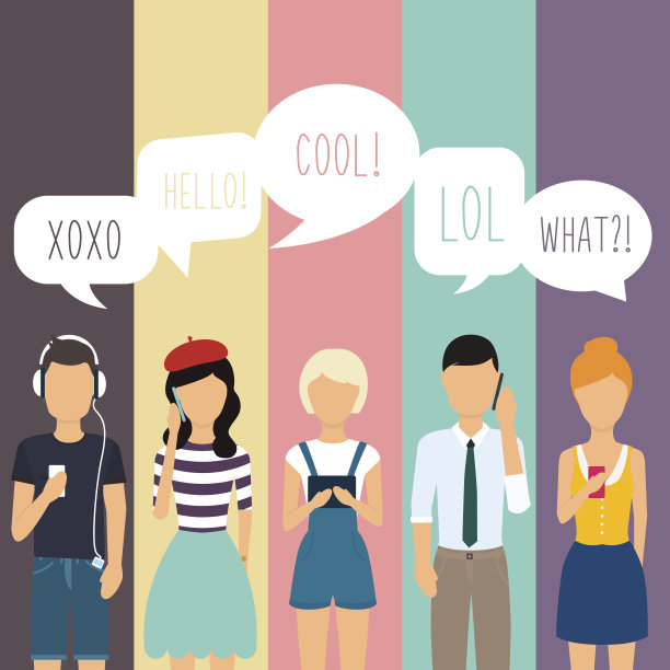 社交网络和团队的概念，为网络和信息图形。图片下载